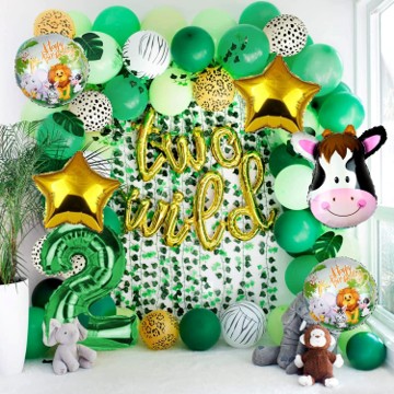 Balloon Set 43pcs - Happy Birthday (Animal Theme) - Image 2