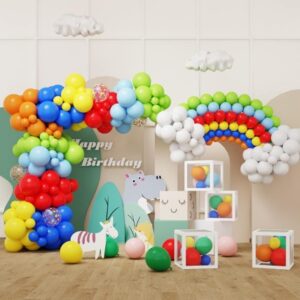 Balloon Set 126pcs - Rainbow colors