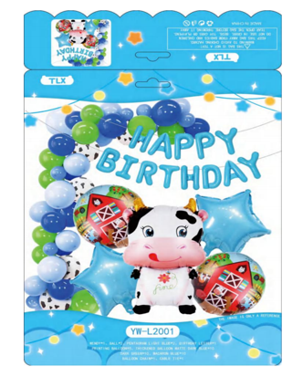 Balloon Set 43pcs - Happy Birthday (Animal Theme) - Image 3