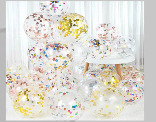 Confetti Balloon 12inch 100pcs/Bag