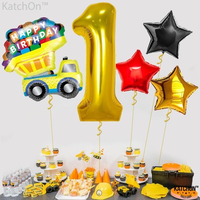 Foil Balloon 60*72cm - Birthday Truck (Pack of 5)