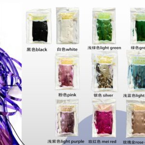 Foil Curtain 1*1.2m - Mixed color (Pack of 5)