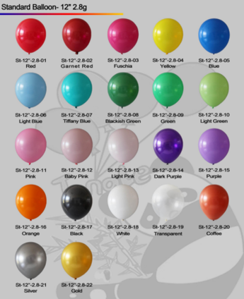 Party Balloon 12inch 100pcs (Pack of 2) - Image 2