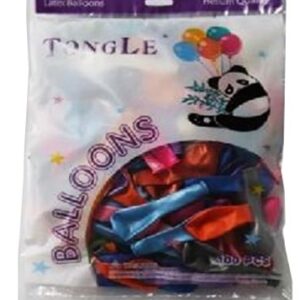 Party Balloon 12inch 100pcs/bag - Metallic Retro