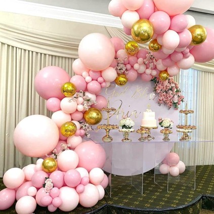 Party Balloon Set 104pcs - Pink