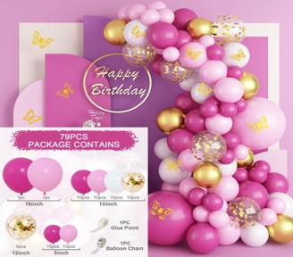 Party Balloon Set - Happy Birthday - Image 3