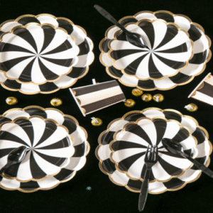 Tableware Set – Black Stripes