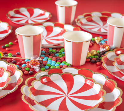 Tableware Set – Red Stripes