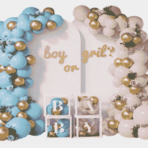 Balloon Set - Gender reveal (blue and pink)