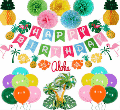 Balloon Set - Happy Birthday Fruits