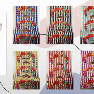 Happy Birthday Curtain (Pack of 5)