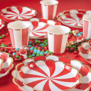 Tableware Set – Red Stripes