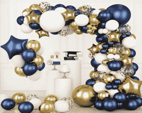 Balloon Set - Blue and gold