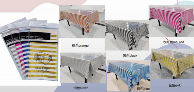 Stripe Table Cloth (Pack of 4) - Image 2