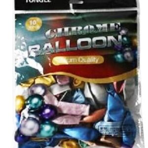 Party Balloon  - Chrome (Pack of 2)