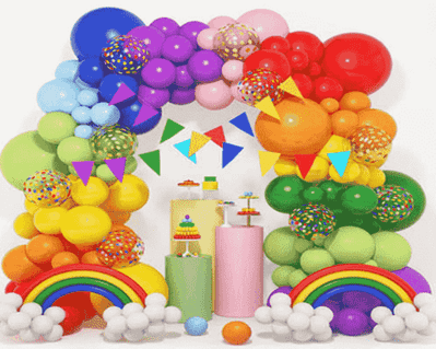 Balloon Set - Rainbow color.