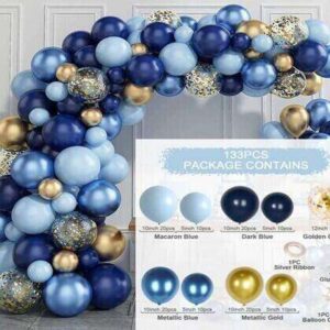 Balloon Set- Blue and gold