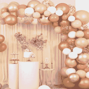 Balloon Set  - Gold and white