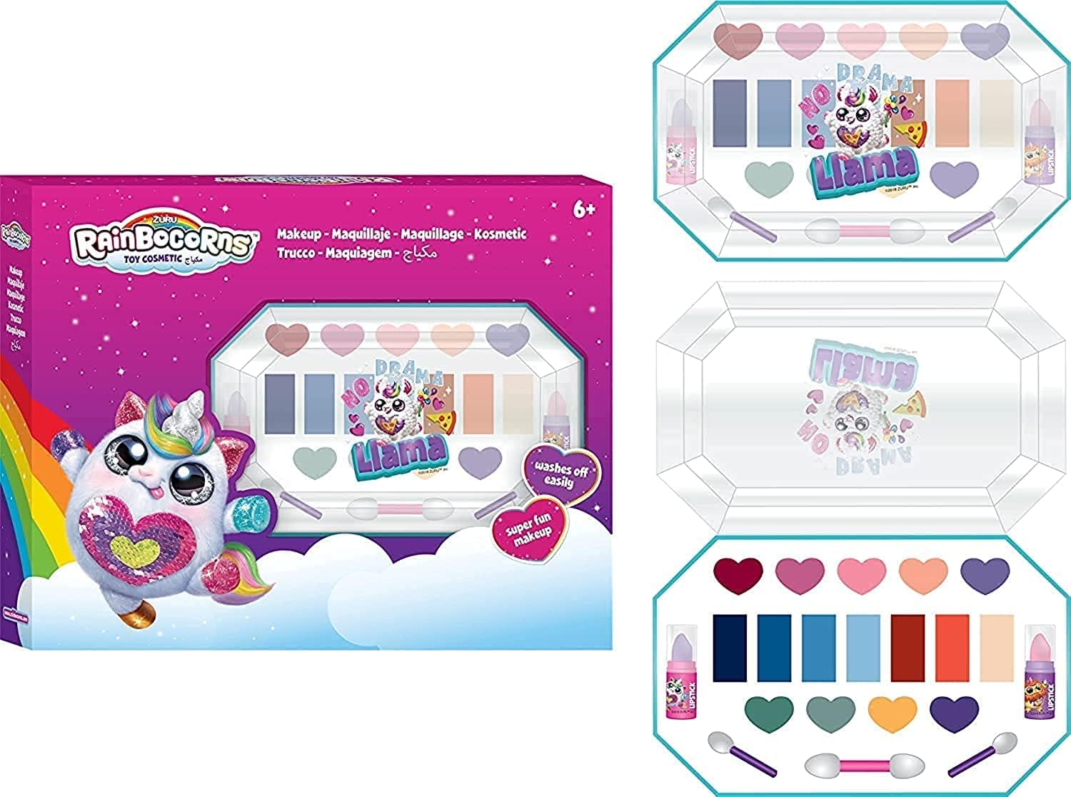 RAINBOCORNS MAKEUP SET 25x3.5x20 Multicolor