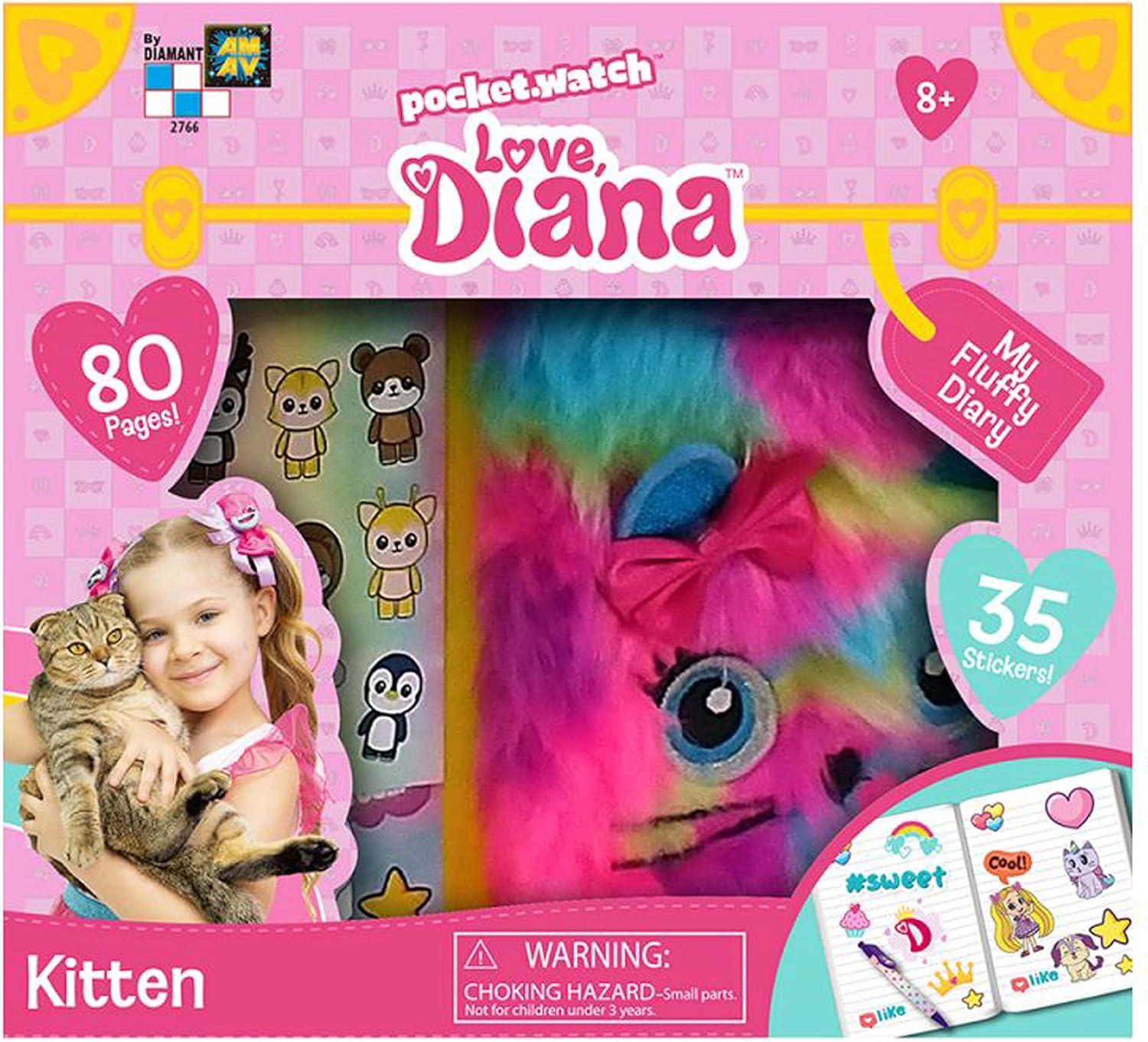 Love Diana My Fluffy Diary Kitten