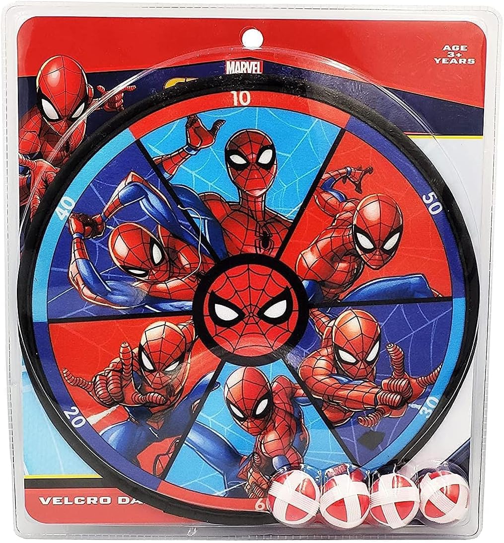 Spider Man Velcro Dartboard Set