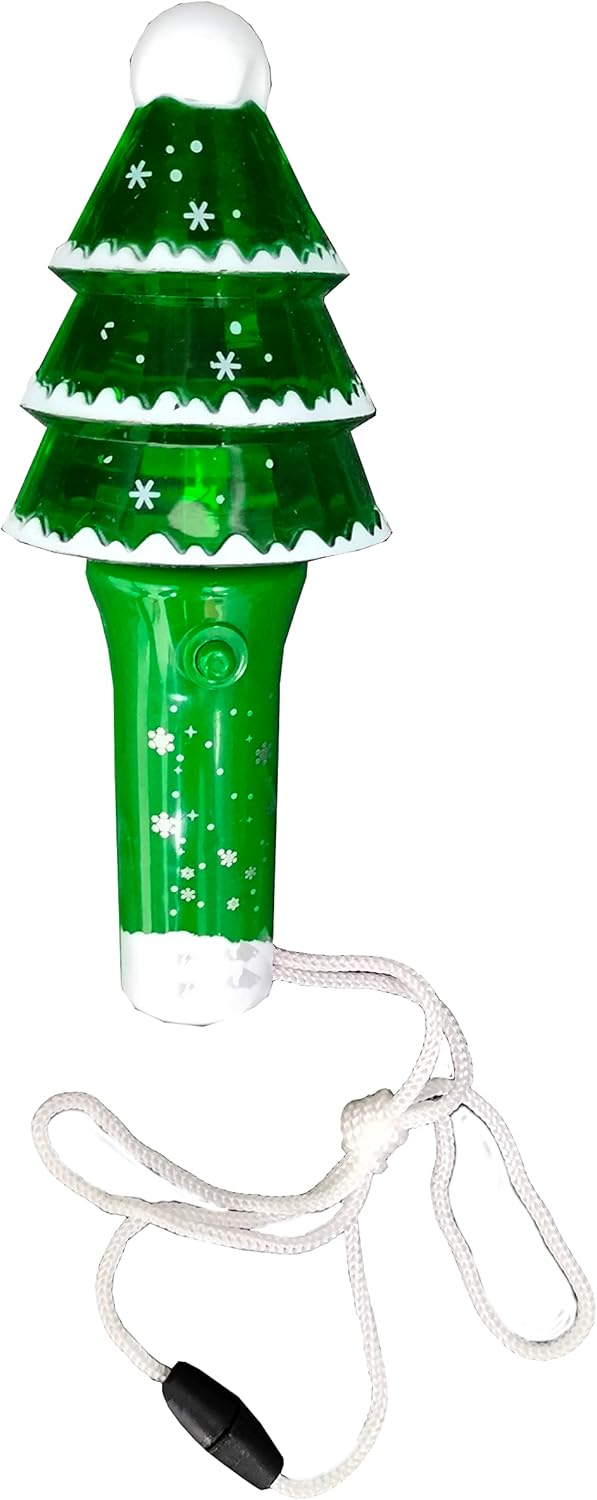 Christmas Fun Torch (With Flash Light) 3 Color Assorted - Image 3