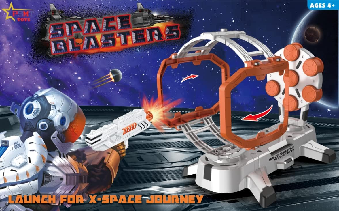 Space Blasters Revolving Target with 1 gun - Image 5