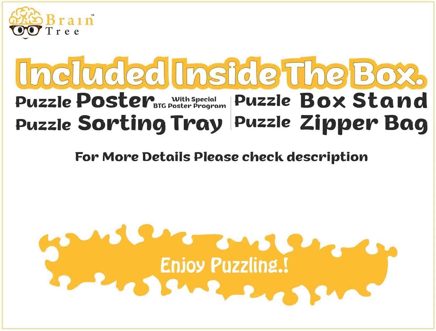 BRAIN TREE, Crowded 1000 Piece Puzzles for for Adults&Kids 12+ Unique Puzzles for Adults&Kids with with 4 Puzzle Sorting Trays&Droplet Technology for Anti Glare & Soft Touch, 27.5Lx19.5 W - Image 9