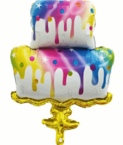 Foil Balloon - Cake (Pack of 5)