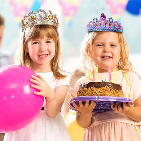 Children's Princess Tiara Crown- Crystal Princess (Pack of 2) - Image 3