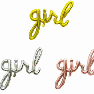 Foil Balloon - Girl (Pack of 5)
