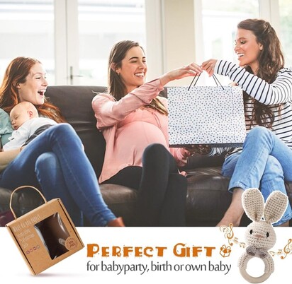 Baby Swaddle Gift Set Newborn Shower - Girls - Image 2