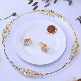Tableware Set plastic - Gold - Image 2