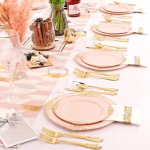 Tableware Set plastic -Pink