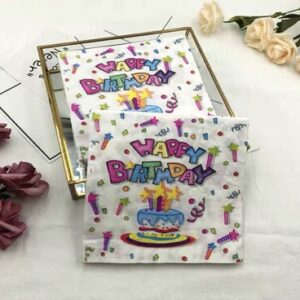 Tissues-Happy Birthday (Pack of 6)