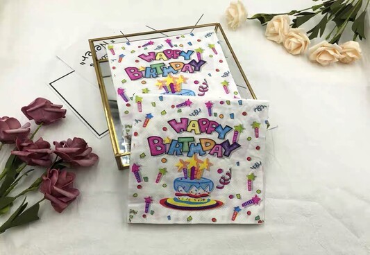 Tissues-Happy Birthday (Pack of 6)