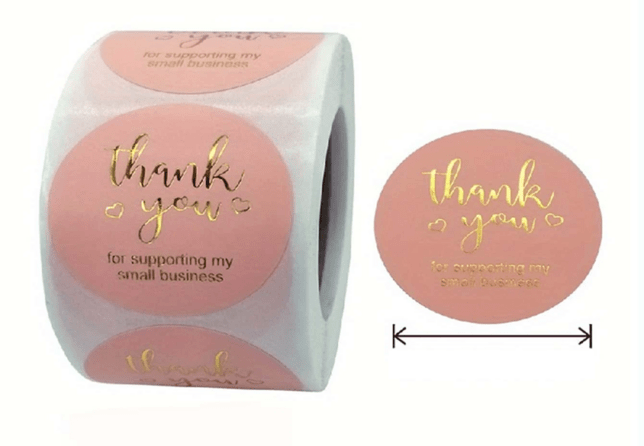 Thank You - Sticker Roll (Pack of 2) - Image 2