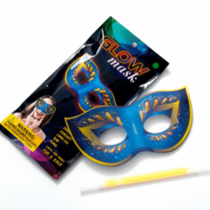 Glow Masquerade Mask (Pack of 6)