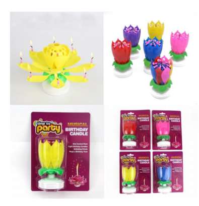 Musical Birthday Candle (Pack of 3) - Image 3