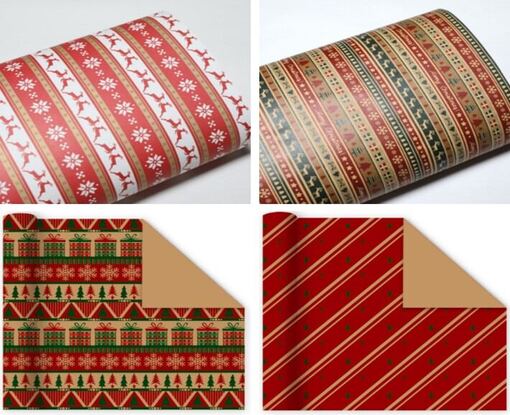 Gift Wrapping Paper 8pcs