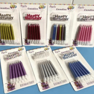 Candle -Happy Birthday 12pcs (Pack of 6)