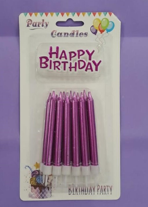 Candle -Happy Birthday 12pcs (Pack of 6) - Image 2