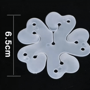 Flower Shaped Balloon Clip Holder (Pack of 50)