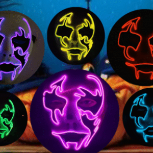 Halloween LED Glowing Mask White Ghost