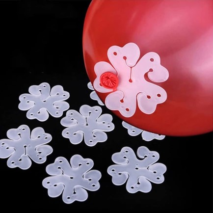 Flower Shaped Balloon Clip Holder (Pack of 50) - Image 3