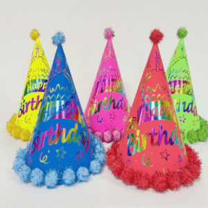 Party Hat - Happy Birthday (Pack of 7)