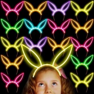Glow Bunny Ear Headband (Pack of 5)