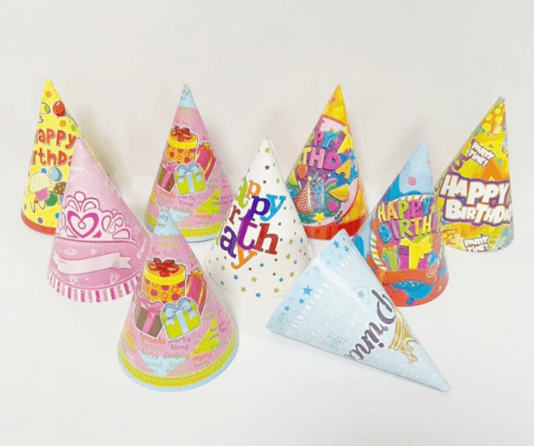 Party Hat - Happy Birthday (Pack of 10) - Image 2