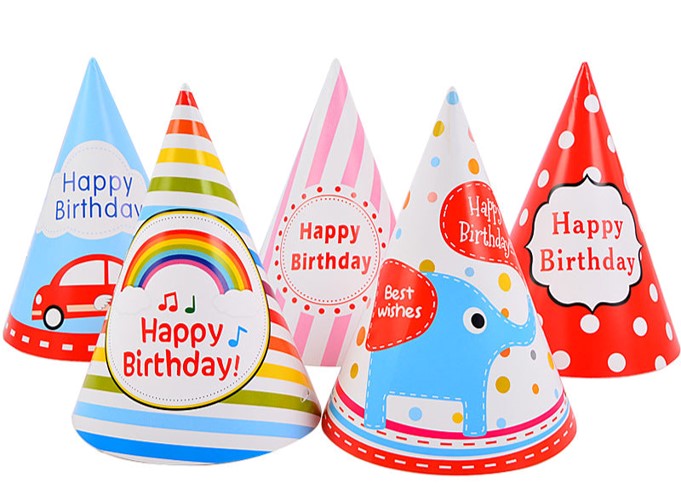 Party Hat - Happy Birthday (Pack of 10)