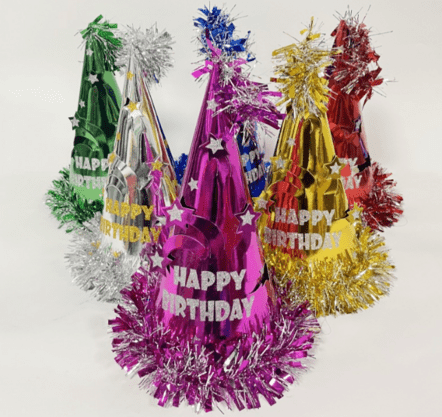 Party Hat - Happy Birthday (Pack of 6) - Image 2